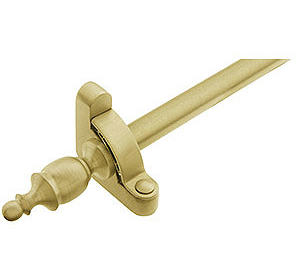 Heritage Crown Stair Rod - Brushed